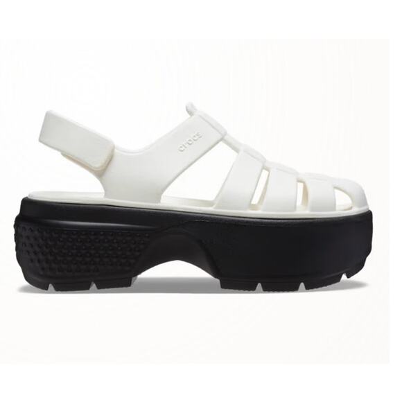 Crocs Fisherman Stomp Platform Sandal Sz Womens 7 - Picture 1 of 7
